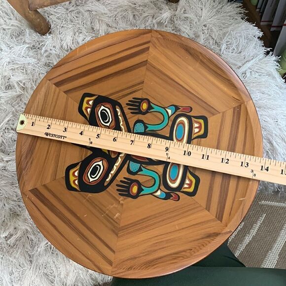 Vintage First Nations Bear Mother
Painted Cedar Wooden Wall
Hanging Plate - Picture 17 of 17